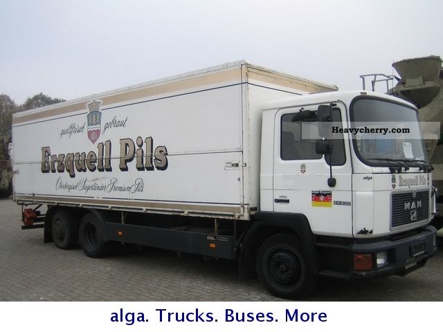1991 MAN  24 232 26 232 7.15 swing wall Truck over 7.5t Beverage photo