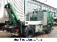 1999 MAN  10 224 Flatbed with crane, wheel Truck over 7.5t Stake body photo 1