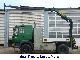 1999 MAN  10 224 Flatbed with crane, wheel Truck over 7.5t Stake body photo 3