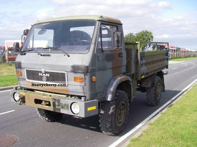 1988 MAN  8-136 FAE 4X4 WHEEL EX-ARMY. Truck over 7.5t Other trucks over 7 photo