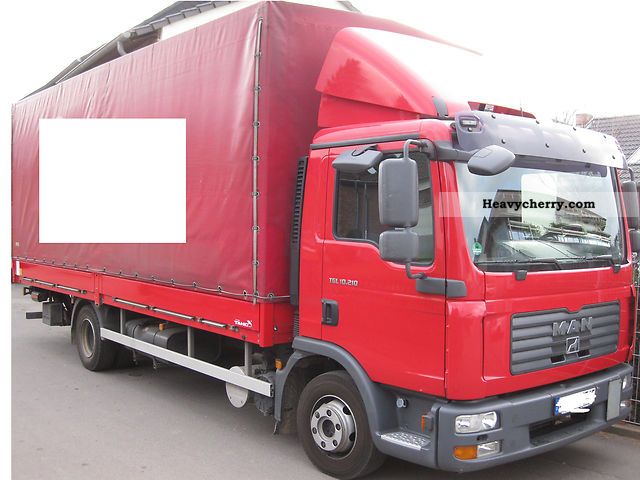 2008 MAN  TGL 10 210 4X2 BL LBW VAT ​​reclaimable Truck over 7.5t Stake body and tarpaulin photo