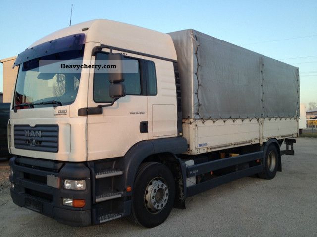 2006 MAN  TGA 18.390 LX Euro4 Schaltg (15.350,400,430 Truck over 7.5t Stake body and tarpaulin photo