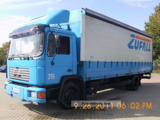 1994 MAN  14224 14 224 no 18224 TOP Truck over 7.5t Stake body and tarpaulin photo