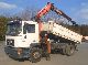 MAN  FK 3 18 264 PAGE TRUCK WITH ATLAS 100.1 1997 Tipper photo