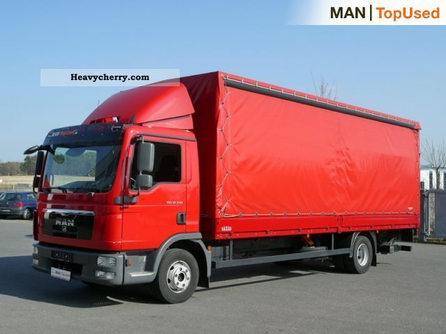 2010 MAN  TGL 12.220 4X2 BL (Euro 5 air suspension) Truck over 7.5t Stake body and tarpaulin photo