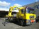 MAN  FE 410 6x4 with Effer crane 60 ton (top condition) 2001 Standard tractor/trailer unit photo