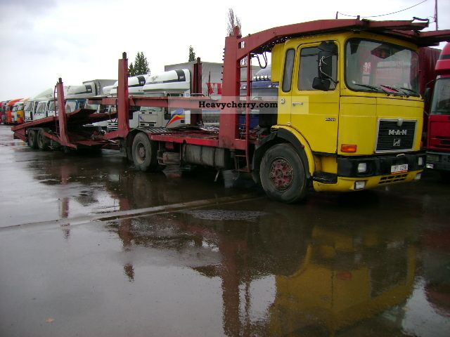 1985 MAN  19-281 P (id: 6306) Truck over 7.5t Car carrier photo