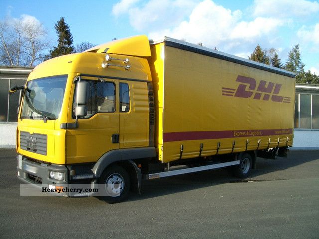 2007 MAN  TGL 9240 BL, gr.Haus, high roof, Euro 4, Truck over 7.5t Stake body and tarpaulin photo