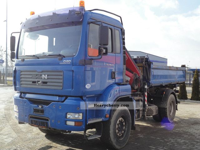 2005 MAN  18 430 Tipper with Crane Truck over 7.5t Truck-mounted crane photo