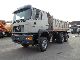 2000 MAN  27 414 Manual 6x6 Euro 3 Truck over 7.5t Three-sided Tipper photo 3