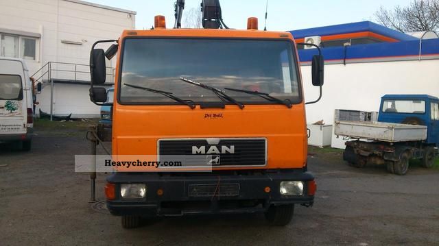 1994 MAN  10 153 top state admitted to 7.5 t Truck over 7.5t Stake body photo