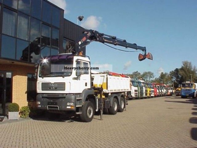 2007 MAN  TGA 26 440 6X6 TIPPER + CRANE 37T / M Truck over 7.5t Truck-mounted crane photo
