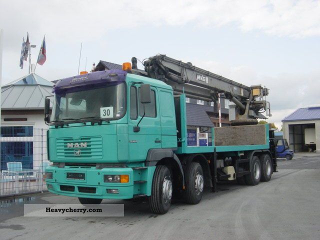1999 MAN  32 464 8x4 crane assembly Truck over 7.5t Truck-mounted crane photo