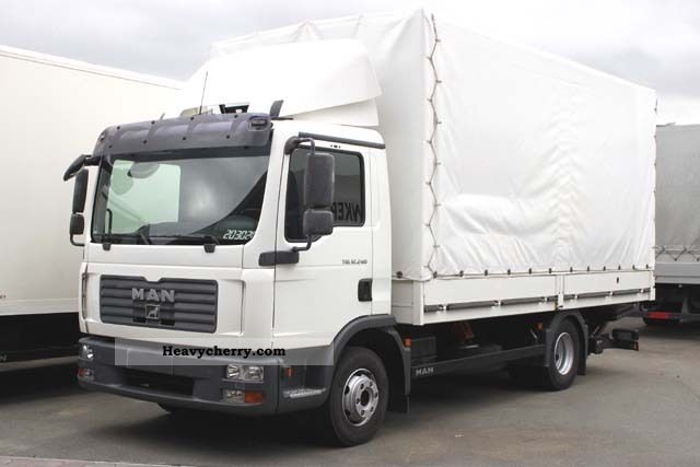 2008 MAN  TGL 12 240, 5.2 m + LBW, air susp, € 4 Truck over 7.5t Stake body photo