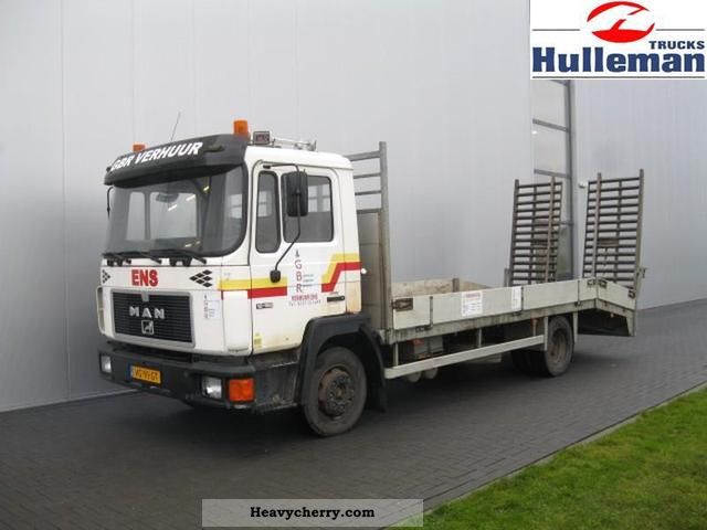 1989 MAN  12 192 4X2 FULL STEEL Truck over 7.5t Chassis photo