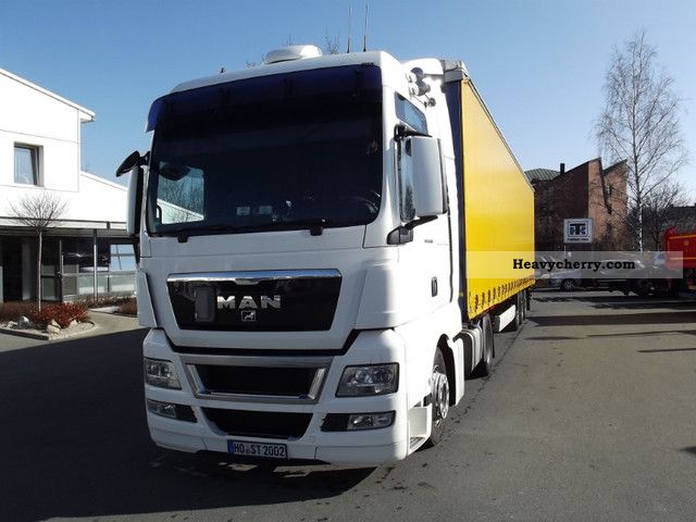 2008 MAN  TGX 18.480 4x2 BLS leather, Xenon, Navi Semi-trailer truck Volume trailer photo