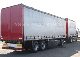 2004 MAN  TGA 18.410 LX Tautliner with 3-axle trailer Truck over 7.5t Stake body and tarpaulin photo 1