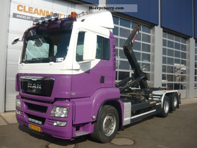2009 MAN  TGS 28 360, Multilift 21S61 Truck over 7.5t Roll-off tipper photo