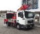 2005 MAN  8180 BISON ex TGL 28 meters Van or truck up to 7.5t Hydraulic work platform photo 2