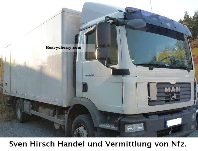 2007 MAN  TGM 15.240 BL case seitl.Tür green poster of LBW. Truck over 7.5t Box photo