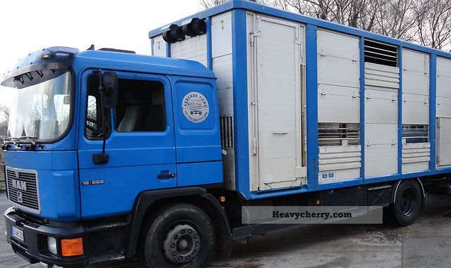 1996 MAN  ANIMAL TRANSPORTER KABA 2nd floor TOP Truck over 7.5t Horses photo