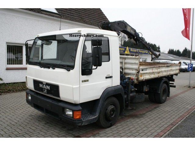 1994 MAN  10 150 Tipper with crane AHK + Van or truck up to 7.5t Tipper photo