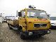 1993 MAN  8150 6m Flatbed crane Van or truck up to 7.5t Stake body photo 2