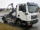 2008 MAN  10 210 WITH NEW Hookloader Truck over 7.5t Roll-off tipper photo 3