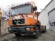 MAN  25 322, 6x4 with crane 1992 Roll-off tipper photo
