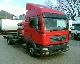 2006 MAN  TGL 8.210 Auto Vollausst. Topzust checkbook. Van or truck up to 7.5t Chassis photo 1