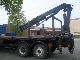 1995 MAN  26.273Pritsche 6x2 with crane Meiller mk136-10Mete Truck over 7.5t Stake body photo 6