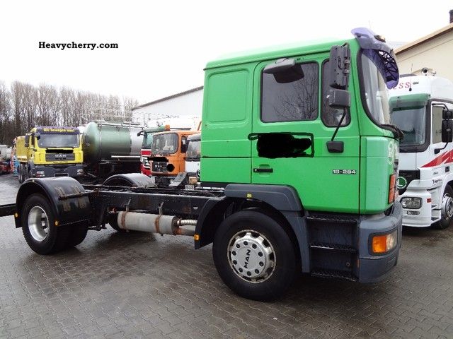 2000 MAN  * 18 284 * top condition Truck over 7.5t Swap chassis photo