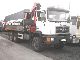 1991 MAN  27.322 DFA 6X6 + HMF 3722 Truck over 7.5t Truck-mounted crane photo 2