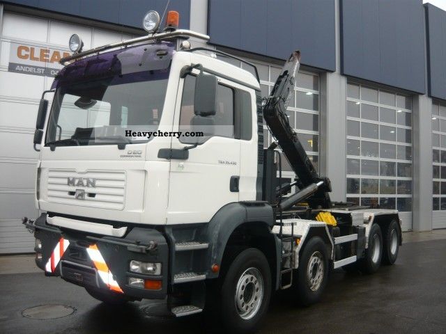 2006 MAN  TGA 35.430 8x4 Euro 4 Intarder Truck over 7.5t Roll-off tipper photo
