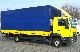 2003 MAN  LE 140C L2000 flatbed tarp liftgate EURO3 Van or truck up to 7.5t Stake body and tarpaulin photo 2