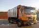1996 MAN  26 293 Faun Rotopress Zoeller combination with bulk Truck over 7.5t Refuse truck photo 2
