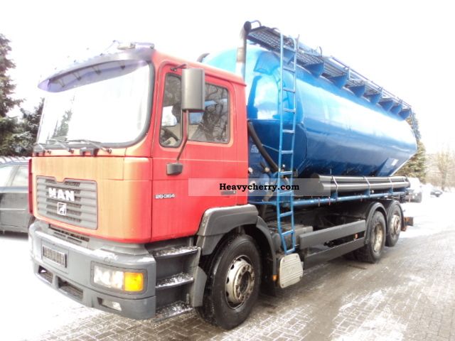 1999 MAN  Spitzer, 30 cbm Year 99, the sliding cover, steering axis! Truck over 7.5t Food Carrier photo