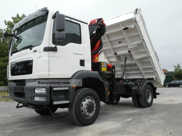 2012 MAN  18 340 CRANE Tipper 4 x 2 EURO 5 EEV without AdBlue Truck over 7.5t Tipper photo