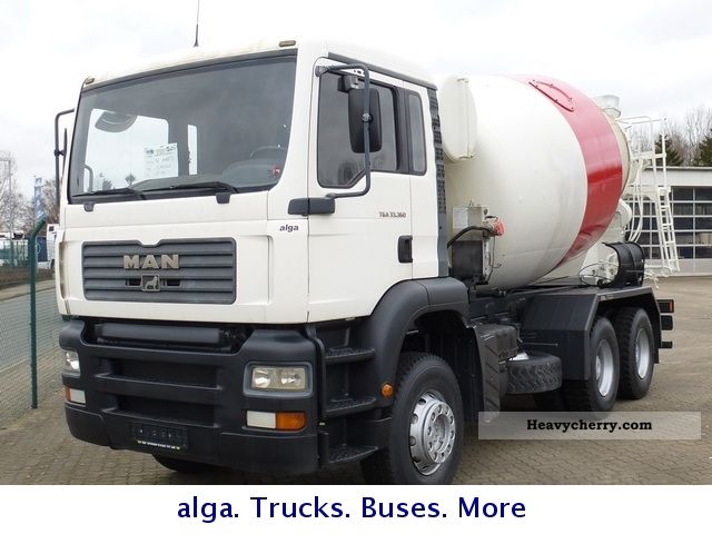 2004 MAN  TGA 33.360 Mixer 10m3 - 10,000 ltr. Truck over 7.5t Cement mixer photo
