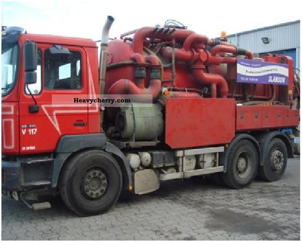 2001 MAN  26 414 SUPER sucction and pressure truck Truck over 7.5t Vacuum and pressure vehicle photo