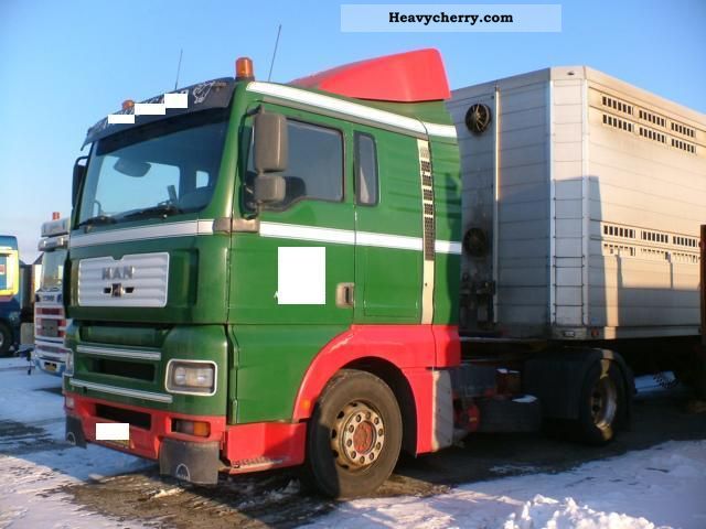 2002 MAN  18 410 4x2 manual Gear Semi-trailer truck Standard tractor/trailer unit photo