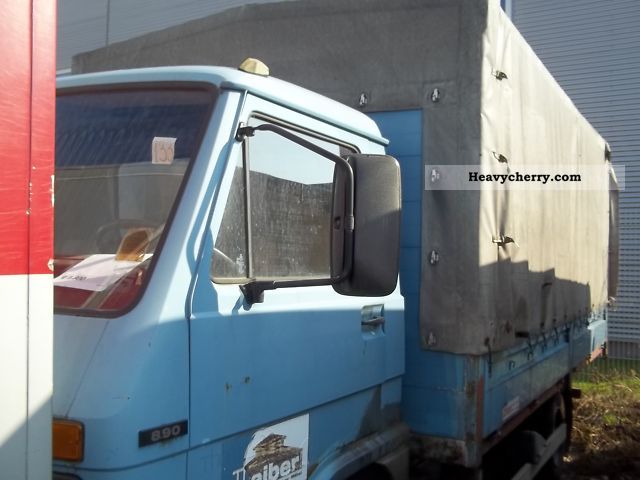 1982 MAN  VW M.A.N. 8.90 with tarpaulin Van or truck up to 7.5t Other vans/trucks up to 7 photo