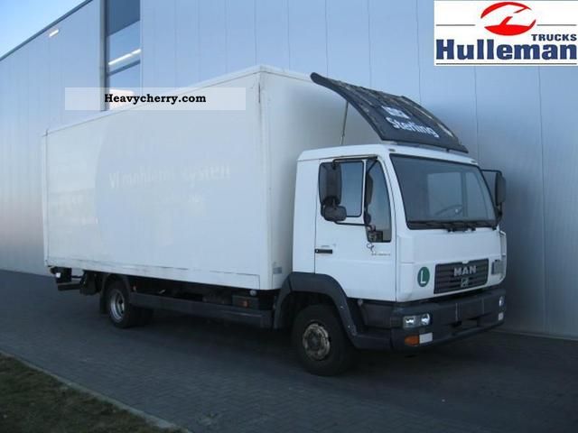 2001 MAN  LE180C 4X2 WITH LADEBORDWAND Van or truck up to 7.5t Chassis photo