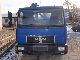 1994 MAN  8153 with crane Truck over 7.5t Stake body photo 10