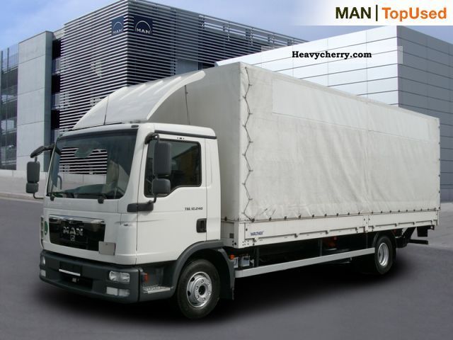 2009 MAN  TGL 12.240 4X2 BL (EURO 4) Truck over 7.5t Stake body and tarpaulin photo