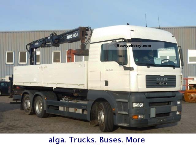 2007 MAN  Atlas 26 400 6x2 truck building materials 140.1 Truck over 7.5t Stake body photo