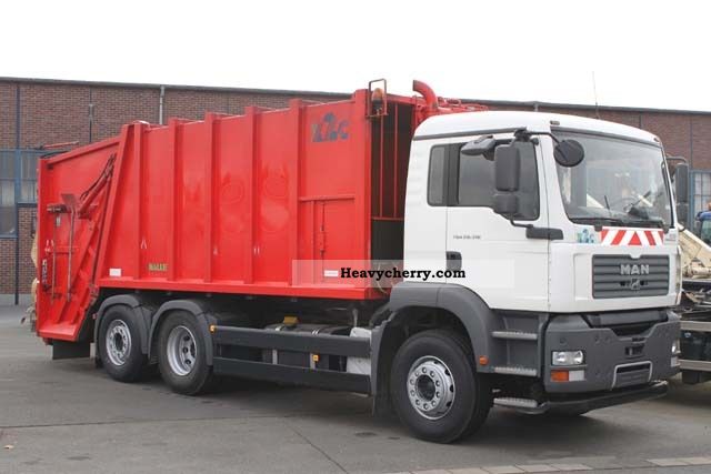 2005 MAN  TGA 28 310 6x2, Haller M 21x2c, 3 Axis directs Truck over 7.5t Refuse truck photo