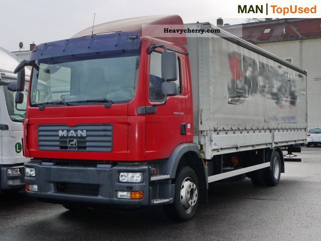 2007 MAN  TGM 12.280 4X2 BL (Euro 4 air-air suspension) Truck over 7.5t Stake body and tarpaulin photo