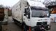 1994 MAN  8153 with tail Van or truck up to 7.5t Stake body and tarpaulin photo 1