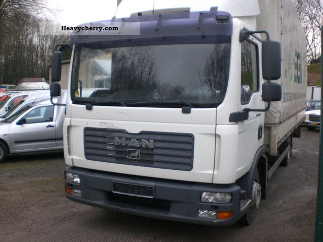 2005 MAN  TGL 8.180 AHK LBW Van or truck up to 7.5t Stake body and tarpaulin photo